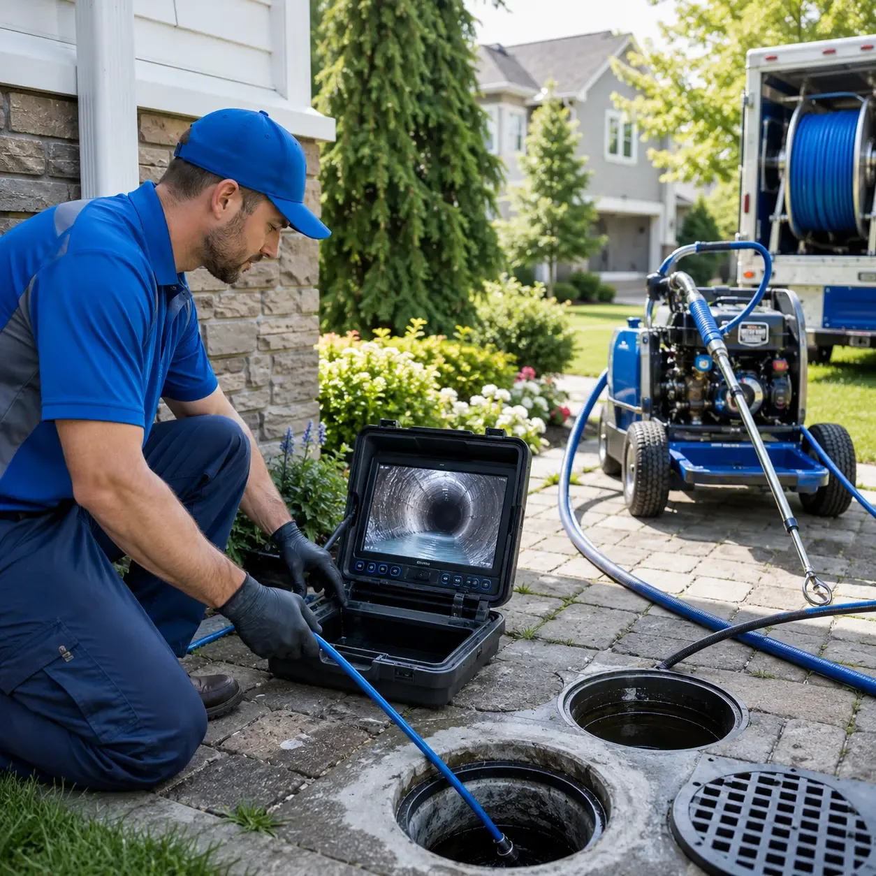 Outdoor drain cleaning professionals serving Marquette, IA